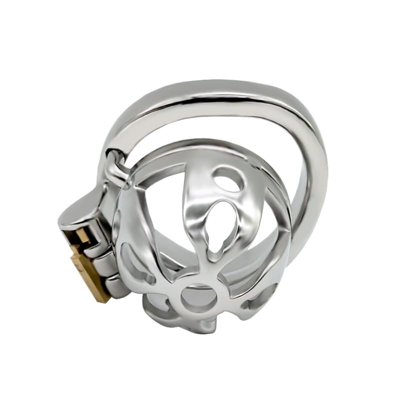 Gabbia per Uomo in Acciaio Inossidabile, Regolabile, Curva, Accessorio per Casa (40mm)