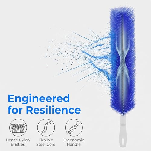 Image of Fan Cleaning Brush, 2026 New Bendable Microfiber Head Dusting Brushes,Air Conditioning, Car Vents and Blind, Reusable Fan Cleaner Brush Dust Remover for Electric Fans (Gray 43cm)