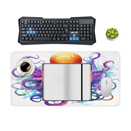 Colorful Octopus1 Desk Pad con base antideslizante 30x60 cm miniatura 4
