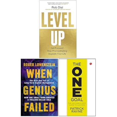 Level Up, When Genius Failed & The One Goal 3 Books Collection Set