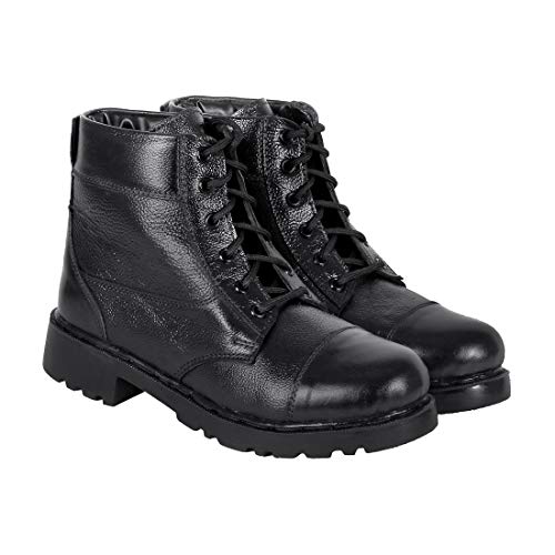 Blinder Men's Lace-Up Leather Boots Combat