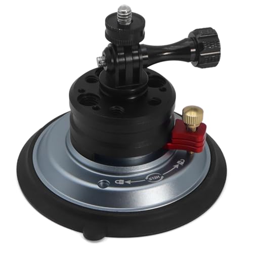 Support ventouse caméra d'action en aluminium avec adaptateur fixe universel
