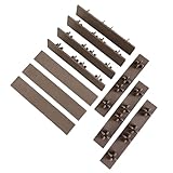 アイガーデン(igarden) ウッドデッキ アイウッドフォー 床板材 キャップ 10個セット オリジナル 樹脂製 化粧カバー 蓋 525cadb (ダークブラウンcap)