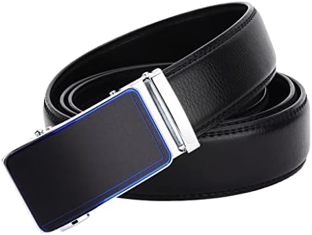 Ceinture Cuir Noir Avec Boucle Automatique Drapeau France - Boucle-de