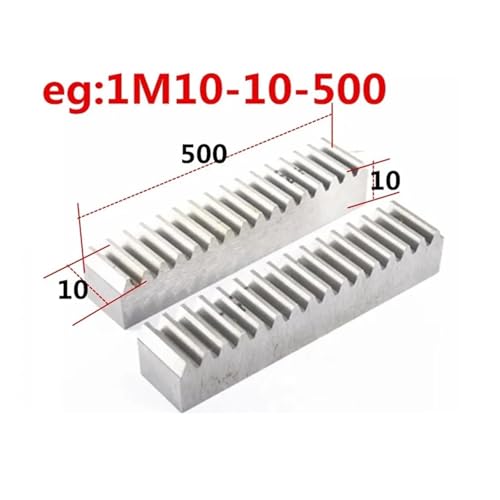 Crémaillère de précision CNC 1M dent droite de qualité industrielle 1Mod