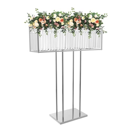 Support de fleurs stable de 90cm anti-basculement en fer pour centre de table
