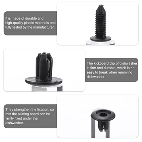 SOLUSTRE 200 Unidades Fivela De Fixação Do Painel Clipes De Retenção Automotivos Decoração Contempor