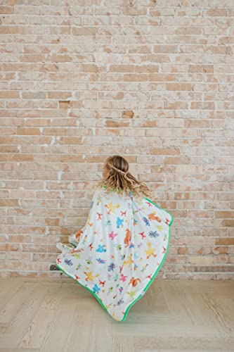 Image of Copper Pearl Jumbo 3-Layer Baby Blanket: Soft Baby Quilts for Boys and Girls | Breathable, Cozy, Toddler Blanket | Baby Quilt for Newborns | 46x46 Premium Polyester /Rayon | Sesame Friends