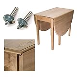 6100 Drop Leaf Table Router Bits Set 1/2 Inch R x 1/4 Inch Shank | MLCS