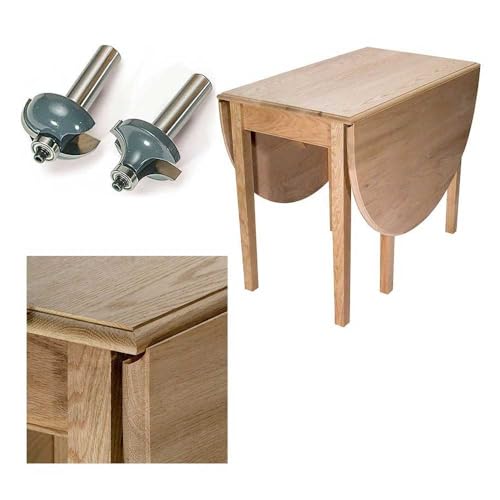 6100 Drop Leaf Table Router Bits Set 1/2 Inch R x 1/4 Inch Shank | MLCS