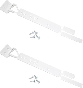 Ufixt Universal Integrated Sliding Door Hinge Mounting Kit Pack of 2 Compatible With Diplomat Hotpoint Hygena Hoover