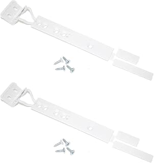 Ufixt 2 x Universal Integrated Sliding Door Hinge Mounting Kit Fits Diplomat, Electrolux, Essentials, Frigidaire, Gorenje, Haier, Hoover, Hotpoint, Howdens and Hygena