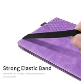 CXTCASE Etui na Huawei MediaPad M5 lite 10,1 cala 2018, etui biznesowe ze skóry PU, etui ochronne obudowa tabletu do Huawei MediaPad M5 lite 10, fioletowe