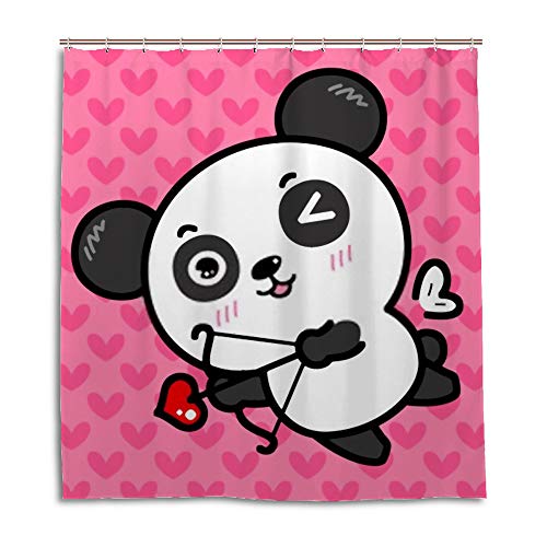 Rideau de douche polyester 180x180 Cupid Shooting LoveBath lavable en machine - 2
