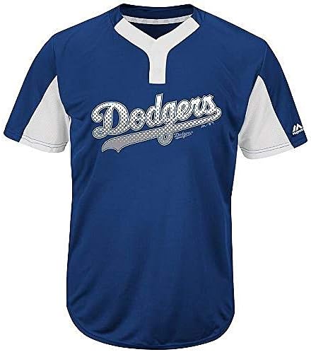 Los Angeles Dodgers Custom (Any Name/#) or Blank Back 2-Button Cool Base Jersey
