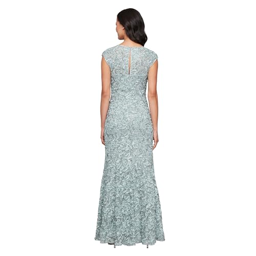 Alex Evenings Women's Long Sleeveless Mother of The Bride Dress with Shawl (Petite and Regular Sizes)2