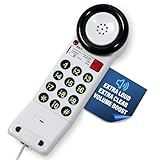 Med-Pat XL88Q - Easy to Use One-Piece Telephone with Ring/in-Use Light Indicator, Extra Loud-Extra Clear Volume Boost, for Busy Settings, Elderly & Teenagers, Corded Landline Telephone, Pack of 1