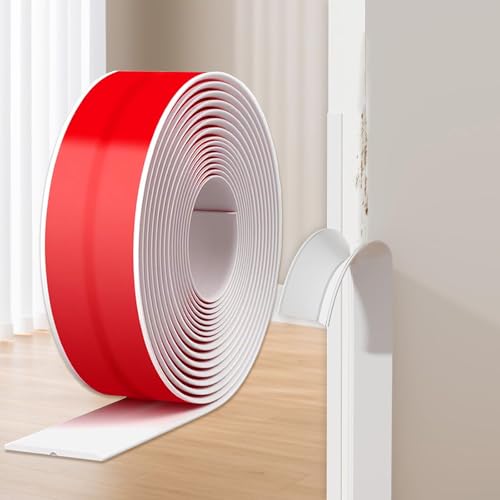 Bandes autocollantes de protection de bordures blanches, 300 x 2 cm, plinthe flexible et souple, bandes décoratives autocollantes pour portes, fenêtres, murs, cuisines, protection des angles
