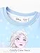 Disney Frozen Elsa Toddler Girl Dress Sequin Casual Long Sleeve Sweatshirt Dresses Character Print Cute Fall Outfit Birthday Party Gift Holiday Costume Clothes Sport Set Blue 5-6 Years