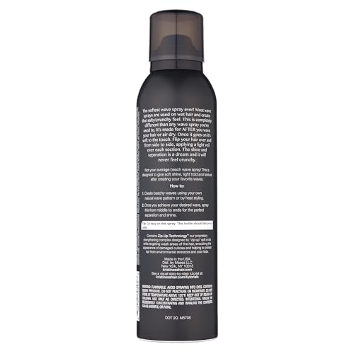 Image of Kristin Ess Hair Soft Shine Beach Wave Hair Spray for Soft Texture + Shine, Non-Drying, Wavy Hair Styling Product, 6.7 oz