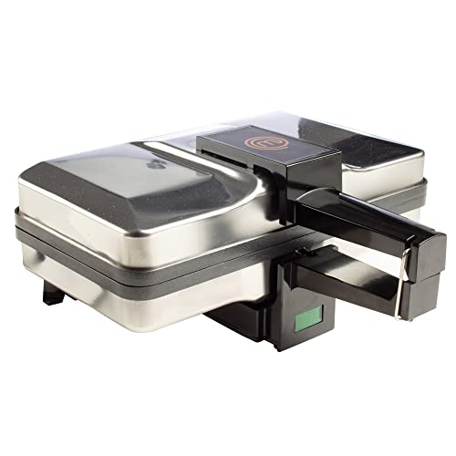 MasterChef Pizzelle Maker- Nonstick Electric Cookie Baker Press, Make Two Homemade 5-Inch Italian Waffle Treats at Once- Even Heating, Breakfast Dessert Iron or Gift for Her- Includes Recipe Guide by SCS Direct - Image 8