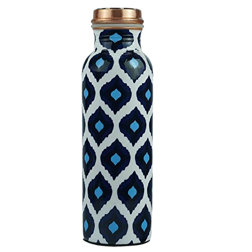 See full amazon price history chart for OGGN Multi Blue Printed Pure Copper Water Bottle, Anti-Oxidant Material, Durable & Rust Proof Tamba Bottle for Drinking, Perfect Stylish Office Carrying Bottles - 500 Ml OGGN Multi Blue Printed Pure Copper Water Bottle, Anti-Oxidant Material, Durable & Rust Proof Tamba Bottle for Drinking, Perfect Stylish Office Carrying Bottles - 500 Ml (B0BZL66NZN) Amazon Price History, Amazon Price Tracker