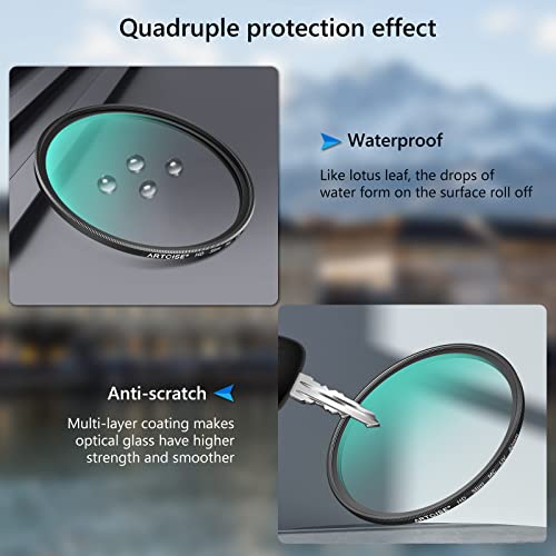 82Mm Uv Lens Filter Hd Mc Uv Filter Multi-Layer Coated Waterproof/Scratch Resistant/Slim Frame Camera Lens Protection For Canon Sony Nikon Dslr #TOP3