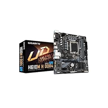 Placa Mãe Gigabyte H610M H DDR4, Chipset H610, Intel LGA 1700, mATX, DDR4