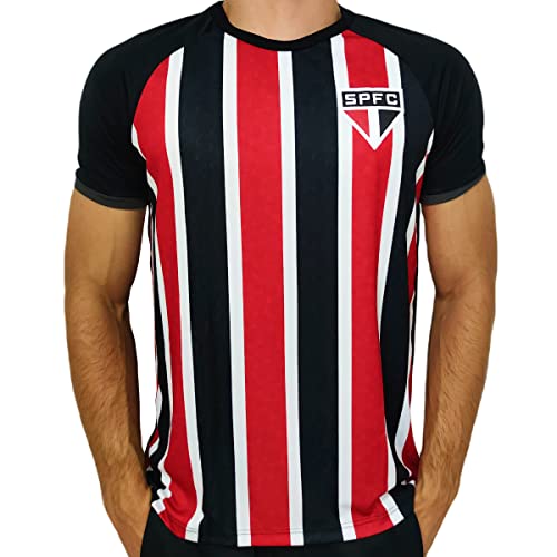 Camisa São Paulo Neocosmic - Masculino Tamanho:GG;Cor:Vermelho/Preto