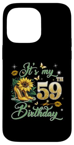 It�fs My 59th Birthday Pink 59 Years Old Birthday Queen Party �X�}�z�P�[�X iPhone 14 Pro Max �p