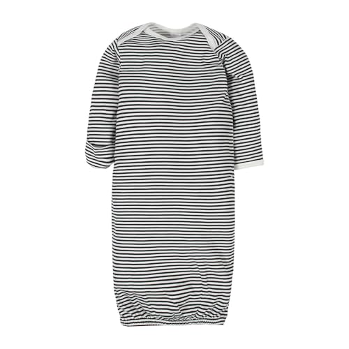 Image of Gerber Baby Girls 4-Pack Sleeper Gown - Soft Cotton Newborn Nightgowns, Elastic Hem Sleepwear Set for Infant Girls
