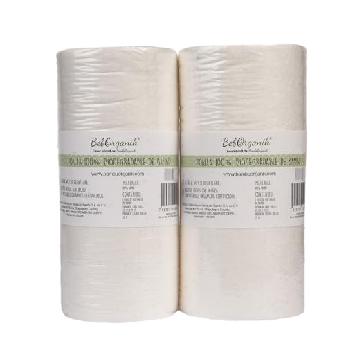 La Mejor Lista de Rollos de tela disponible en línea para comprar. 44 Set De 2 Rollos Con 100 Toallas De Bambú Pre-cortada