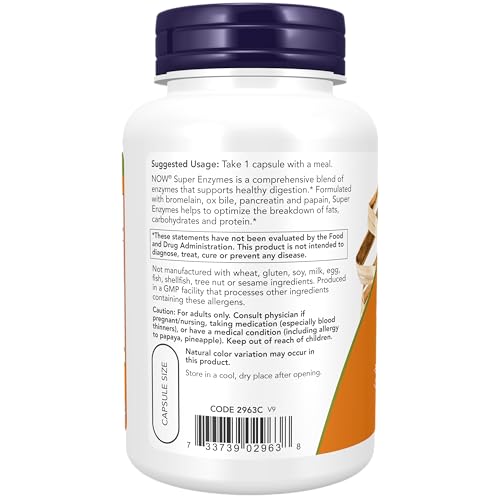 Super Enzimas 90 Capsulas - Now