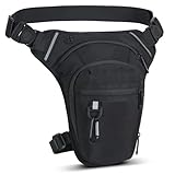 AIRCBC Beintasche Motorrad für Herren Damen Wasserdicht Sport Oberschenkeltasche mit 1 Karabiner für Wandern Camping Klettern Reiten Radfahren