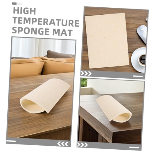 Coussin de transfert thermique NUOBESTY éponge beige pour repassage haute température - 4