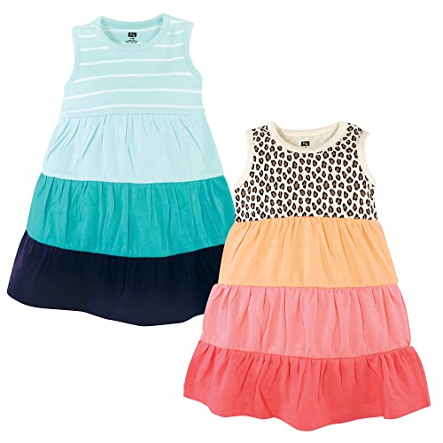 Image of Hudson Baby Girl's Cotton Dresses