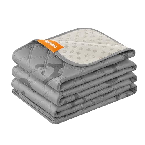 Feandrea wasserdichte Hundedecke, Decke, 208 x 173 cm, Autoschondecke für Haustiere, Sofaschutz, maschinenwaschbar, rutschfeste Unterseite, Stepp-Design, Taubengrau PPB028GD01 Feandrea wasserdichte Hundedecke, Decke, 208 x 173 cm, Autoschondecke für Haustiere, Sofaschutz, maschinenwaschbar, rutschfeste Unterseite, Stepp-Design, Taubengrau PPB028GD01