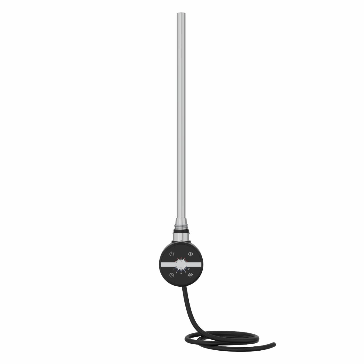 Warmehaus Touch Screen Thermostatic Electric Heating Element with Timer Overheating Protection 400W Black