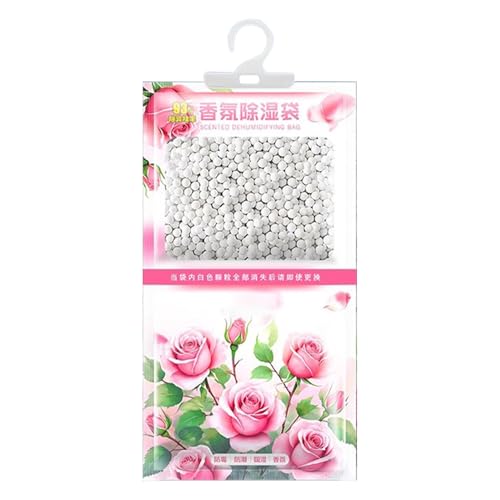 Teksome Deshumidificador Absorbente de Humedad para Armario | Bolsa Absorbente de Humedad para el Armario del Baño,Sobres de Larga Duración Perfumados Resistentes a la Humedad, que Absorben el Exceso