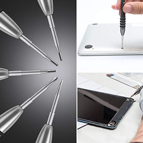 Screwdriver Set for Macbook E·Durable 10Pcs Phillips Pentalobe 5 T5 T6 Repair Tool Kit Fits for Macbook Pro/Air/Retina