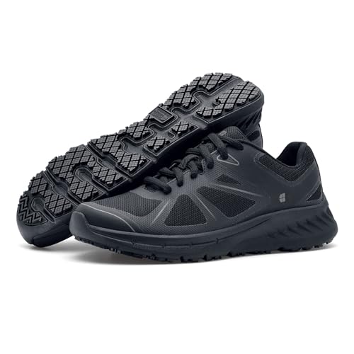 Shoes for Crews Women's Slip-Resistant Work Sneakers - Comfortable, Lightweight, Water-Resistant & Non-Slip Safety Shoes for Women - Ideal for Food Service, Healthcare, Retail & More - Vitality II3