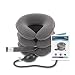 Cervical Neck Traction Device by Davismart, Inflatable Collar Brace, Adjustable Neck Stretcher, Neck Support, Ideal for Spine Alignment at Home and Chronic Neck Pain Relief (Gray)