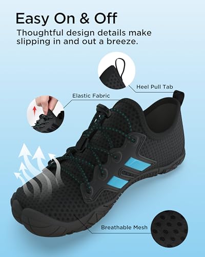 G2RISE Water Shoes Woman Men, Quick Dry & Breathable Barefoot Shoes for Beach, Pool, Sports, Surf & Swim White4