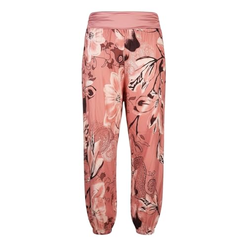 Pantalon décontracté ample fluide imprimé jambe large confortable quotidien - 2