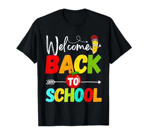 Welcome Back to School 2025 Teachers Students First Day T-Shirt