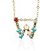 Produktbild CKAWM Halskette W - Exquisite Frauen DIY Anfangsbuchstaben Alphabet Halskette Anhänger Mit Namen Kreative Schmuck Accessoires Geschenk Für Freundin