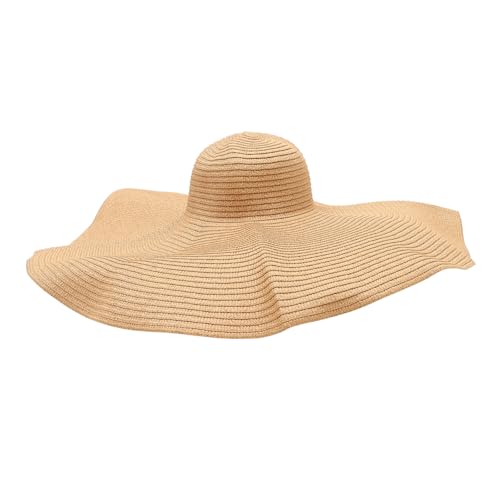Chapeau Bob Large Bord Évite Coups de Soleil Pliable Orange UV