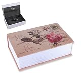 Cassaforte Per Libri, Cassetta di Sicurezza con Serratura Deviazione Sicura Salvadanaio Cassaforte Portatile Per Libri Cassetta di Sicurezza Per Libri di Risparmio Cassetta di Sicurezza(D)