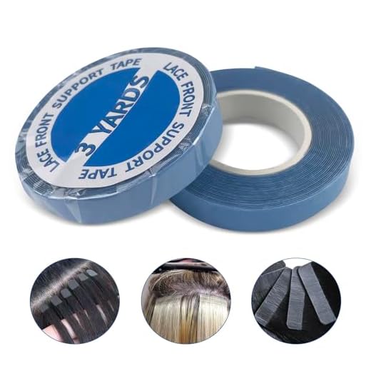 MeoZynxadril 2 Rouleau Bande Adhesive Extension, Ruban Adhésif Double Face, Bande Adhésive Résistante à l'Eau, Accessoire Extension, Pour Perruques, Extensions De Cheveux Et Postiches