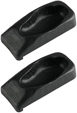 HEMOTON 2pcs Oyster Holder for Shucking Oyster Shucking Clamp Oyster Opening Tool Oyster Shucking Accessories Kitchen Gadget (Black)